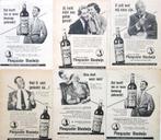 45 vintage reclames sterke dranken 1956-59 Sherry Advocaat, Ophalen of Verzenden, Gebruikt, Reclamebord