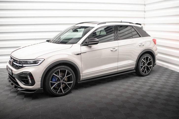Voorlip spoiler sideskirt diffuser - T-Roc R / R-Line 21+, Auto diversen, Tuning en Styling, Ophalen of Verzenden