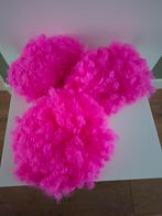 3 Roze Pruiken - Carnaval!, Overige materialen, Gebruikt, Ophalen of Verzenden, Roze