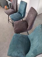 Set van 4 Stijlvolle barstoelen, Ophalen, Overige kleuren, Zo goed als nieuw, Metaal