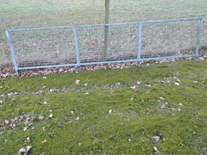 Houten schotten met loofrekken die er nog bovenop kunnen, Auto diversen, Aanhangwagen-onderdelen, Ophalen