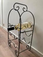Elegant metalen wijnrek voor 6 flessen, gecoat, als nieuw, Ophalen, Zo goed als nieuw, Metaal, Minder dan 50 cm