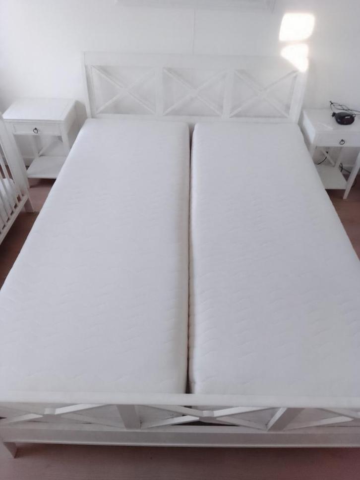 Twee schuimrubber matrassen 80x220x17cm, Huis en Inrichting, Slaapkamer | Bedden, Zo goed als nieuw, Eenpersoons, 80 cm, 220 cm