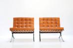 Barcelona Knoll lounge chair in cognac leder 2st voorraad, Ophalen of Verzenden, Zo goed als nieuw, Minder dan 150 cm