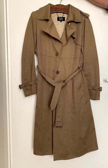 Trenchcoat - merk MAURA (CS)- camelkleurig - maat 38 beschikbaar voor biedingen