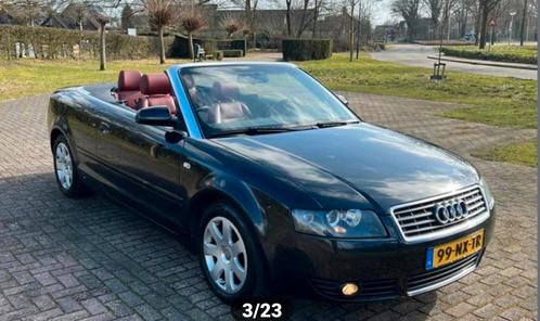 Audi A4 1.8 120KW Cabrio 2004 Zwart, Auto's, Audi, Particulier, A4, ABS, Airbags, Airconditioning, Centrale vergrendeling, Climate control