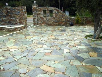 flagstones Karystos Green 2,5-4 cm dik € 39,95 p/m2 beschikbaar voor biedingen