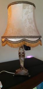 Antiek marmeren tafellamp 50 cm hoog, Antiek en Kunst, Antiek | Lampen, Ophalen of Verzenden