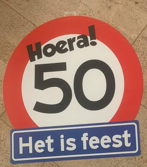 50 Jaar Feestartikelen Set, Hobby en Vrije tijd, Feestartikelen, Zo goed als nieuw, Feestartikel, Verjaardag, Ophalen