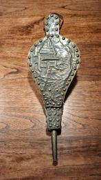 Antieke haardblazer / blaasbalg met decoratief reliëf, Ophalen of Verzenden