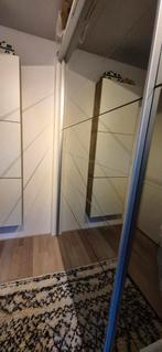 Nolte kast met 2 spiegel schuifdeuren, Huis en Inrichting, Kasten | Kledingkasten, Ophalen, Met plank(en), 200 cm of meer, 75 cm of meer