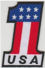 USA vlag nr. 1 stoffen opstrijk patch embleem #5, Motoren, Accessoires | Overige, Nieuw