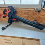 Black +decker Bladzuiger en opvangzak, Tuin en Terras, Ophalen, Gebruikt, Met opvangzak, Elektrisch