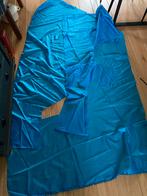 3 stukken blauwe voeringstof, Ophalen of Verzenden, Zo goed als nieuw, 200 cm of meer, 120 cm of meer