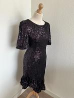 PBO maat M feest glitter jurk paillet zwart 2338, Maat 38/40 (M), PBO philosophy blues original, Zwart, Ophalen of Verzenden