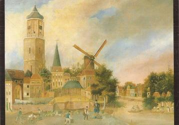 Zwolle Gezicht op de Jufferenwal door Corn. Felix  beschikbaar voor biedingen