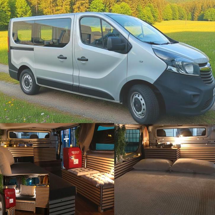 Camper Van Opel Vivaro, Caravans en Kamperen, Campers, Particulier, tot en met 2, Buscamper of Camperbus, Overige merken, Overige merken