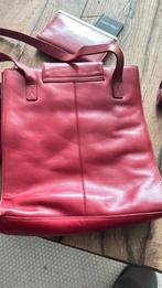 Claudio Ferrici Dames Tas met Accessoires, Ophalen of Verzenden, Zo goed als nieuw, Rood, Handtas