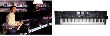 Werkend Roland BK-9 Backing Keyboard incl. doos en boekje beschikbaar voor biedingen