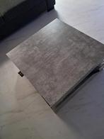 Vierkante betonlook salontafel, Huis en Inrichting, Tafels | Salontafels, Ophalen, 50 tot 100 cm, Vierkant, 50 tot 100 cm
