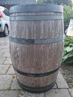 Grote regenton eikenhouten wijnvat wijnvat met wat huiswerk, Tuin en Terras, Regentonnen, 150 liter of meer, Ophalen, Zo goed als nieuw