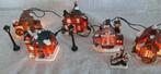 Mini kerstdorpje verschillende kersthuisjes met verlichting, Ophalen of Verzenden, Zo goed als nieuw