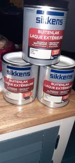 Sikkens buitenlak GEBROKEN WIT Hoogglans, Doe-het-zelf en Verbouw, Ophalen of Verzenden, Nieuw, Wit