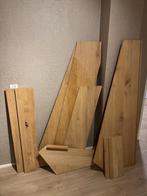 Massief eiken planken/ overzettredes, Doe-het-zelf en Verbouw, Hout en Planken, Ophalen, Minder dan 25 mm, Eiken, Zo goed als nieuw