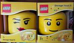 Lego 2x Hoofd opbergboxen Small, Ophalen of Verzenden, Nieuw, Complete set, Lego
