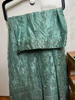 Mintgroene lehenga, Overige typen, Ophalen of Verzenden, Maat 36 (S), Gedragen