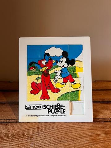 Schuifpuzzel Simex Disney Mickey vintage retro beschikbaar voor biedingen