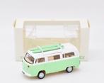 Volkswagen Combi T2 B Camper Van 1973 Wit / Lichtgroen 1-43, Hobby en Vrije tijd, Modelauto's | 1:43, Tschuiten@hotmail.com, Auto