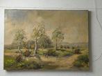 H.C.Kranenburg Jr olieverf landschap omgeving Laren, Antiek en Kunst, Kunst | Schilderijen | Klassiek, Ophalen of Verzenden