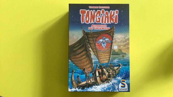 Tongiaki (Duits) - spel voor 2-6 spelers vanaf 10 jaar, Hobby en Vrije tijd, Gezelschapsspellen | Bordspellen, Zo goed als nieuw
