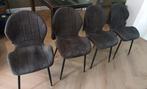 Eetkamerstoelen Goossens, Ophalen, Gebruikt, Vier, Stof