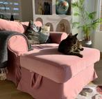 2x Bemz hoes fluweel voor IKEA Ektorp fauteuil + 1x hocker, Huis en Inrichting, Fauteuils, Ophalen of Verzenden, Zo goed als nieuw
