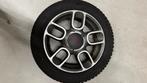 Fiat 500 Goodyear Winterbanden met lichtmetalen velgen, Auto-onderdelen, Banden en Velgen, 15 inch, Banden en Velgen, 185 mm, Winterbanden