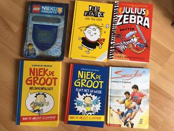 6 kinder jongens boeken Niek de Groot, Flip Fiasco beschikbaar voor biedingen
