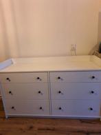 Ikea HAUGA ladekast wit - 6 lades, Huis en Inrichting, Kasten | Ladekasten, Gebruikt, 100 tot 150 cm, 5 laden of meer, Ophalen of Verzenden
