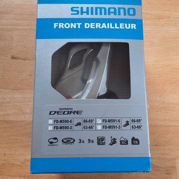 Shimano deore front derailleur 3x9 speed beschikbaar voor biedingen