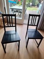 Stoelen hout, Huis en Inrichting, Stoelen, Ophalen, Gebruikt, Hout, Twee