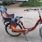 Moederfiets met stoeltje, rood., Fietsen en Brommers, Fietsen | Dames | Damesfietsen, Versnellingen, Zo goed als nieuw, 50 tot 53 cm
