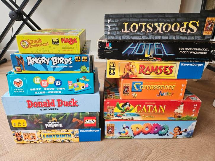 Diverse Bordspellen Pakket, Hobby en Vrije tijd, Gezelschapsspellen | Bordspellen, Zo goed als nieuw, Een of twee spelers, Drie of vier spelers