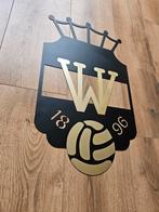 Willem II logo goud! Special edition - Tricolores - 60x40 cm, Nieuw, Ophalen of Verzenden