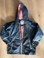 Regenjas fleece gevoerd 122/128 - Donkerblauw/Roze, Ophalen, Gebruikt, Lupilu, Meisje