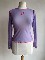 cyberdog top mesh Lila paars roze, Kleding | Dames, Tops, Verzenden, Paars, Zo goed als nieuw, Lange mouw