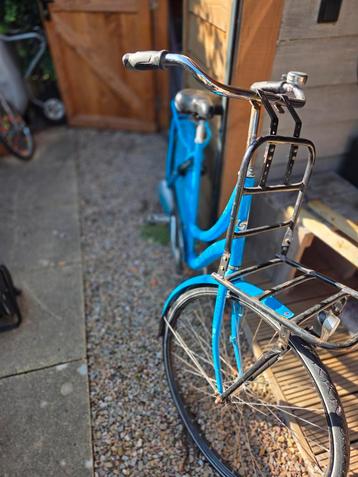 Gazelle aqua Damesfiets - Blauw en transportrek beschikbaar voor biedingen