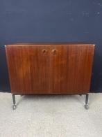 Mid century kabinet met bureau, 1960, Antiek en Kunst, Antiek | Meubels | Kasten, Ophalen of Verzenden