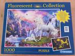 Clementoni Fluorescent Puzzel - 1000 Stukjes, Ophalen of Verzenden, 500 t/m 1500 stukjes, Zo goed als nieuw, Legpuzzel