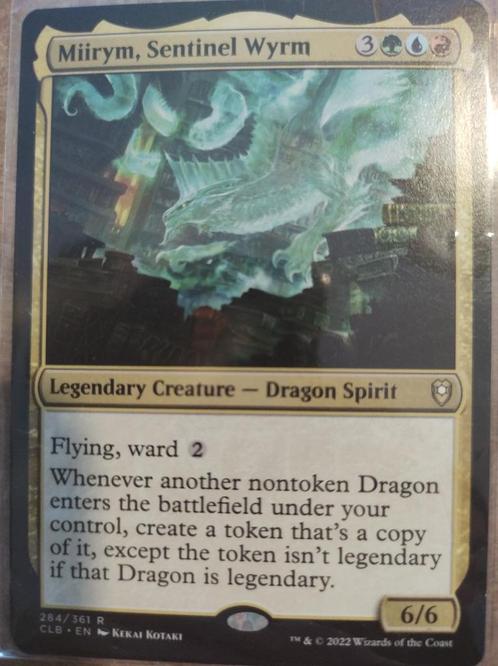 Miirym commander dragon tribal deck, Hobby en Vrije tijd, Verzamelkaartspellen | Magic the Gathering, Zo goed als nieuw, Speeldeck